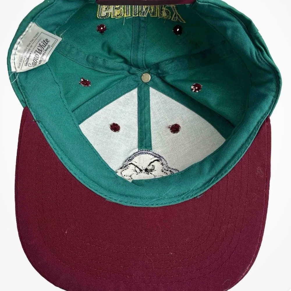 Disney Grumpy Character Hat in Green and Maroon - Picture 5 of 5